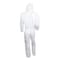Kleenguard Disposable Coveralls, Medium, MICROFORCE* Barrier SMS Fabric, White, 24 PK KCC49112 - alternate 4